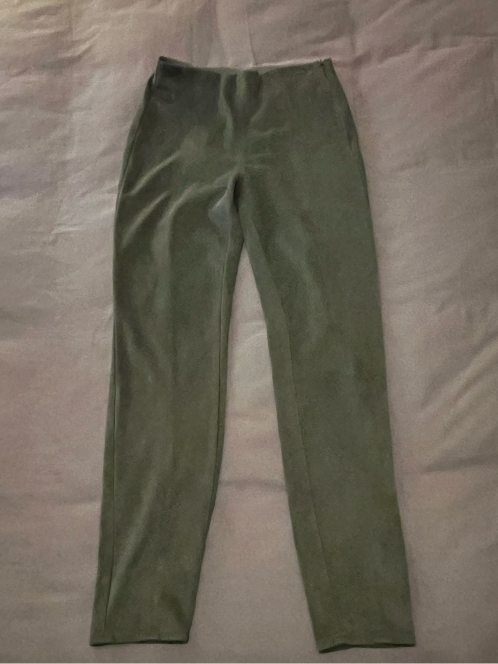 Suede green pants GUESS